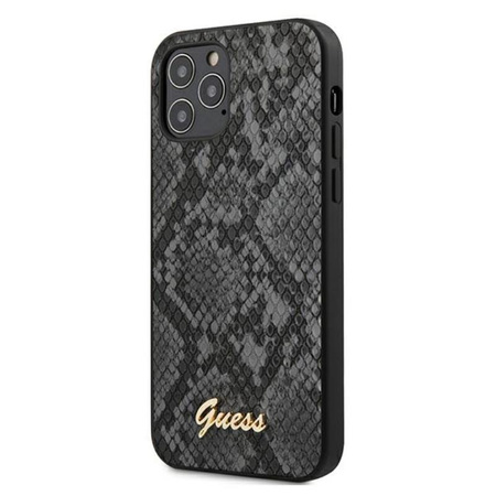Guess Python Collection - pouzdro pro iPhone 12 Pro Max (černé)
