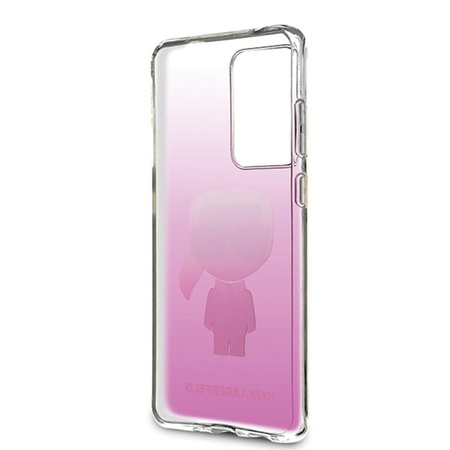 Karl Lagerfeld Ikonik - pouzdro pro Samsung Galaxy S20 Ultra (růžové)