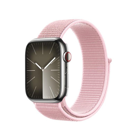 Crong Nylon – Sportovní řemínek pro Apple Watch 38/40/41/42 mm (Powder Pink)