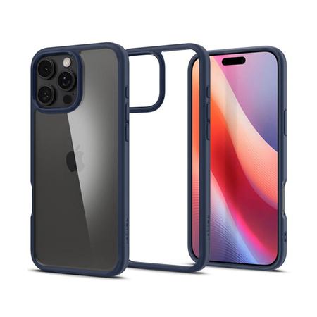 Spigen Ultra Hybrid - Hülle für iPhone 16 Pro Max (Marineblau)