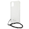 Guess Black Pearl Strap - Case iPhone 12 Pro Max (Clear)