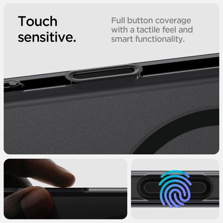 Spigen Ultra Hybrid T MagSafe - tok iPhone 16 Pro készülékhez (Frost Black)