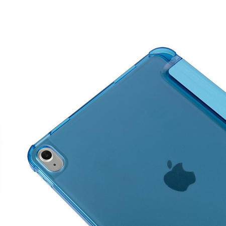 Tucano Satin Case - Tasche für iPad 11" (2025) / iPad 10.9" (2022) mit Magnet & Standfuß mit Apple Pencil Halter (blau)