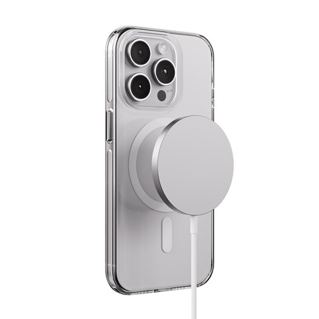 ETUI MAGSAFE BEZBARWNE DO IPHONE 15 PRO, Crong, Magnetyczne, Eleganckie
