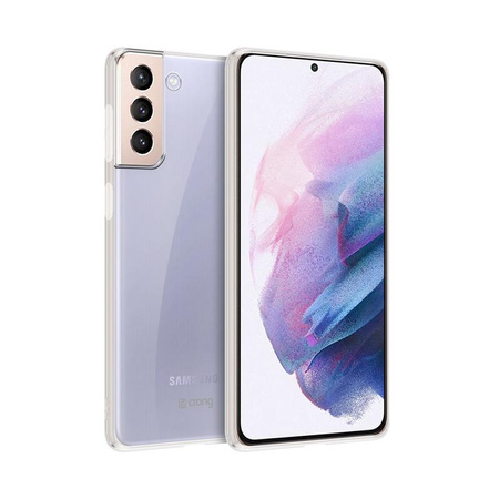 Crong Crystal Slim Cover - Samsung Galaxy S21+ tok (átlátszó)