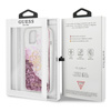 Guess Liquid Glitter 4G Big Logo - iPhone 13 Tasche (rosa)
