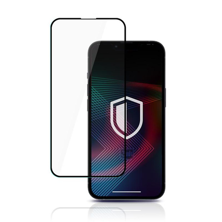 3mk HardGlass Max Lite - Edzett üveg iPhone 14 / iPhone 13 / iPhone 13 Pro készülékhez (fekete)