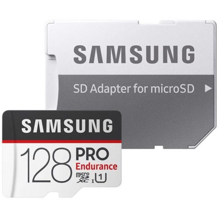 Samsung microSDXC Pro Endurance - 128 GB Class 10 UHS-I/U1 100/30 MB/s Speicherkarte mit Adapter