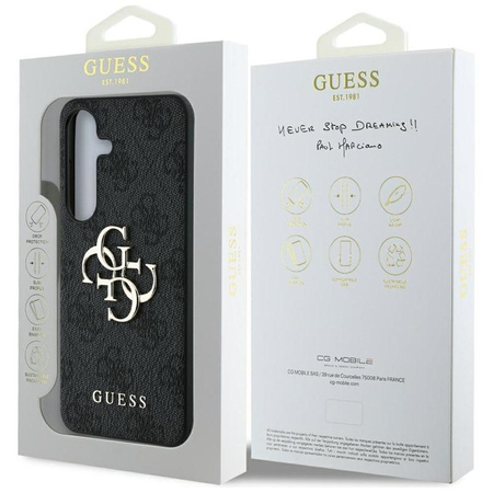 Guess Big 4G Classic Logo - Case for Samsung Galaxy S25+ (black)