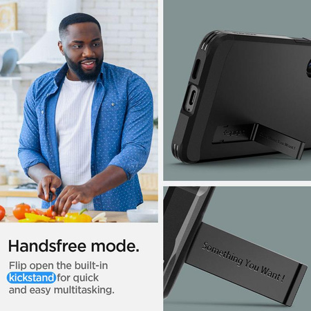 Spigen Tough Armor - Schutzhülle für Samsung Galaxy S24 (Schwarz)