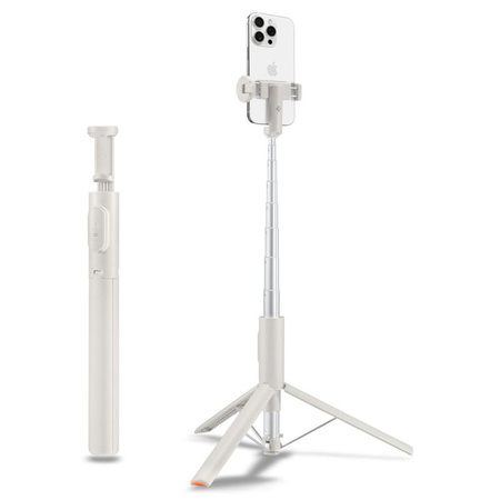 Spigen S541W Bluetooth Selfie Stick Tripod - Support pour smartphone / support pour selfie stick (Dune Beige)