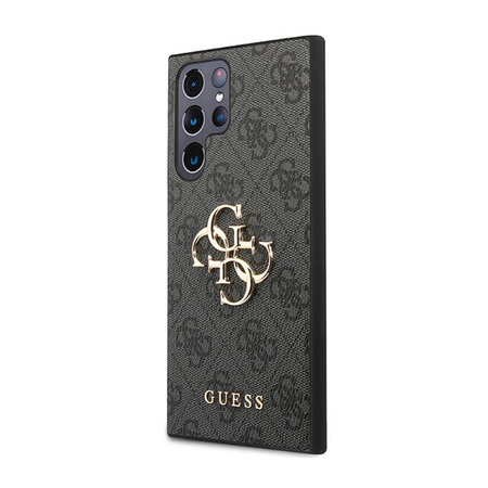 Guess 4G Big Metal Logo - Samsung Galaxy S23 Ultra Case (grey)