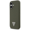 Guess Silicone Triangle Logo MagSafe - Case iPhone 17 (khaki)