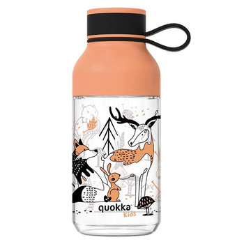 Quokka Ice Kids with strap - Láhev na vodu ecozen 430 ml s popruhem (In The Woods)