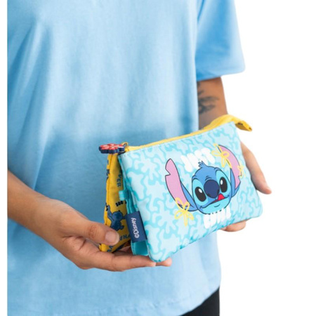 Disney Stitch - Tropische Kollektion 3-Kammer-Federtasche