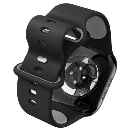 Spigen Nano Pop – Armband für Apple Watch 44/45/46/49 mm (Schwarzer Sesam)