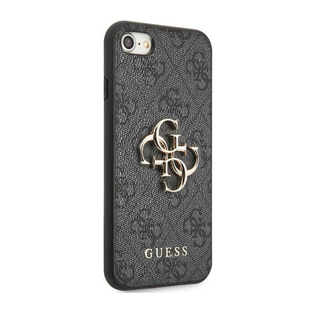 Guess 4G Big Metal Logo - Case for iPhone SE (2022/2020) / 8 / 7 (Grey)