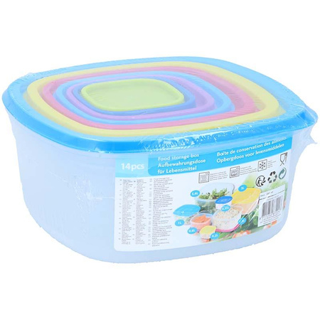 Méga grand ensemble de récipients alimentaires 14 articles