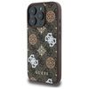 Guess Pfingstrose auf 4G Hintergrund MagSafe - iPhone 16 Pro Max Tasche (braun)