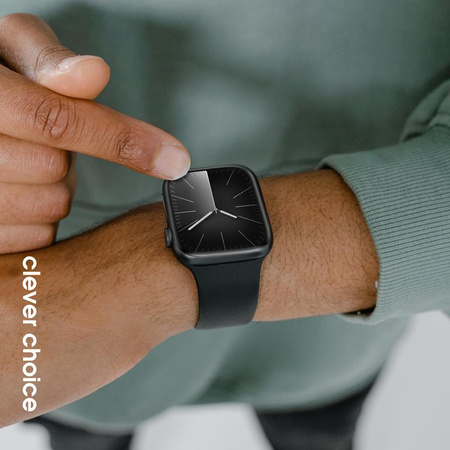 Crong Liquid – Strap for Apple Watch 38/40/41/42 mm (black)