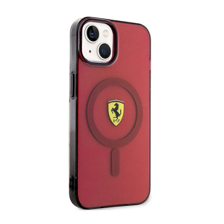 Ferrari Translucent MagSafe - Schutzhülle für iPhone 14 (Rot)