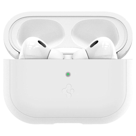 Spigen Silicone Fit Strap - Case for Apple AirPods Pro 1 / 2 (White / Gray)