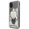 Karl Lagerfeld Glitter Glowdark Iconic - Coque iPhone 11 Pro Max