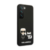 Karl Lagerfeld Szilikon Karl & Choupette - Samsung Galaxy S22+ tok (fekete)