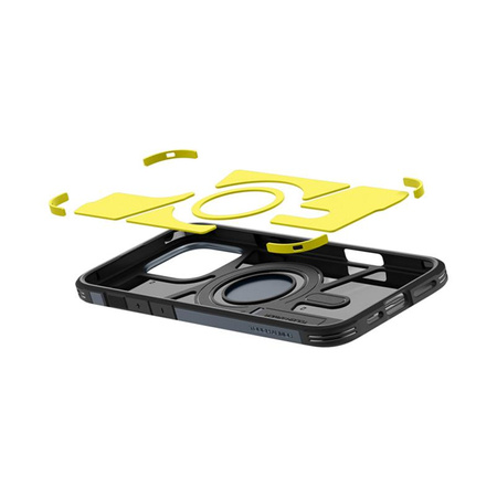 Spigen Tough Armor MagSafe - Case for iPhone 16 Pro (Metal Slate)