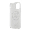 Guess Circle Glitter 4G - iPhone 11 Case (Light Grey)