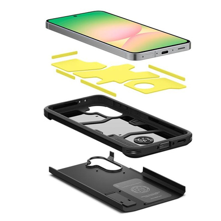 Spigen Tough Armor - pouzdro pro Samsung Galaxy A56 5G (černé)