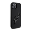 Karl Lagerfeld Silicone Karl Script - iPhone 15 Hülle (Schwarz)