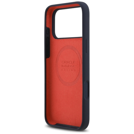 Red Bull Silicone Oversize Vertical Logo MagSafe - iPhone 17 Pro Max Case (Navy Blue)
