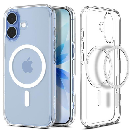 ETUI DO IPHONE 17 do MAGSAFE SPIGEN ULTRA HYBRID ORYGINALNE PRZEZROCZYSTE
