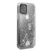 Guess Liquid Glitter Hearts - iPhone 11 Pro Tasche (silber)