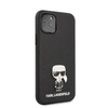 Karl Lagerfeld Saffiano with Pin Ikonik - pouzdro pro iPhone 11 Pro (černé)