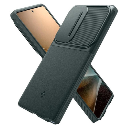 Spigen Optik Armor - Case for Samsung Galaxy S25 Ultra (Abyss Green)