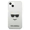 Karl Lagerfeld Choupette Head - iPhone 13 Hülle (Transparent)