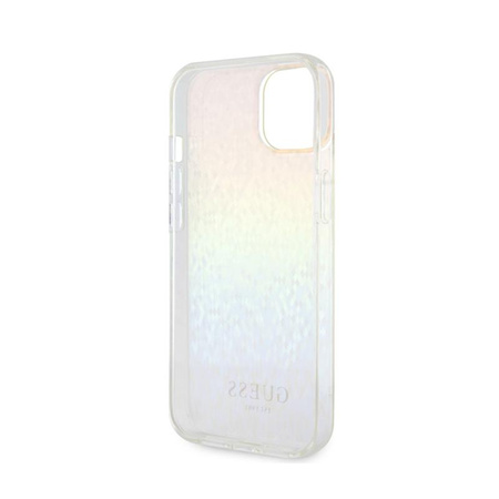 Guess IML Faceted Mirror Disco Iridescent - Case for iPhone 15 (Iridescent)