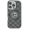 Karl Lagerfeld IML Monogram Karl & Choupette Head MagSafe - Case for iPhone 16 Pro Max (black)