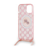 Karl Lagerfeld IML Crossbody Monogramm Karl & Choupette Head MagSafe - iPhone 15 / 14 / 13 Tasche (rosa)
