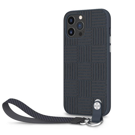 Moshi Altra - Case with detachable lanyard iPhone 13 Pro Max (anti-bacterial NanoShield™) (Blue)