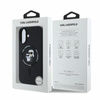 Karl Lagerfeld szilikon Karl & Choupette Ring MagSafe - iPhone 16 tok (fekete)