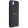 Guess Grained Ring MagSafe - Case for iPhone 16e (black)