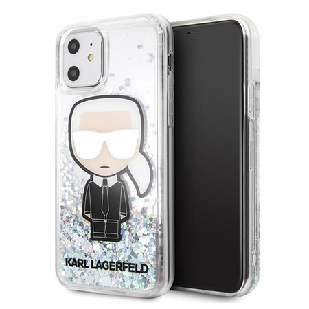 Karl Lagerfeld Glitter Iridescent Iconic - iPhone 11 Case