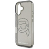 Karl Lagerfeld IML Rhinestones Karl Head - Hülle für iPhone 16 (schwarz)