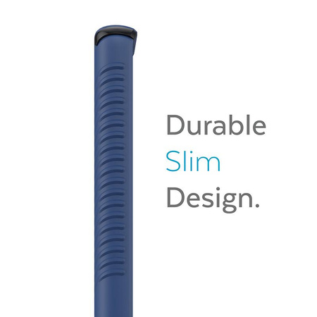 Speck Presidio2 Grip - pouzdro pro Samsung Galaxy S22 Ultra s povrchovou úpravou MICROBAN (Coastal Blue/Storm blue)