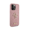 Guess Glitter Script Big 4G - iPhone 15 Pro Max Tasche (rosa)