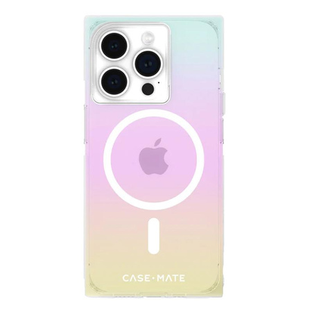 Case-Mate BLOX MagSafe - iPhone 15 Pro Hülle (Regenbogenfrostung)