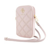 Guess Zip Quilted 4G - Handytasche (rosa)